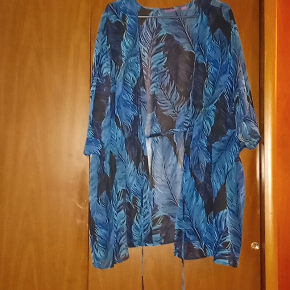 BEVERLY DRIVE Sheer Beach Cover-up